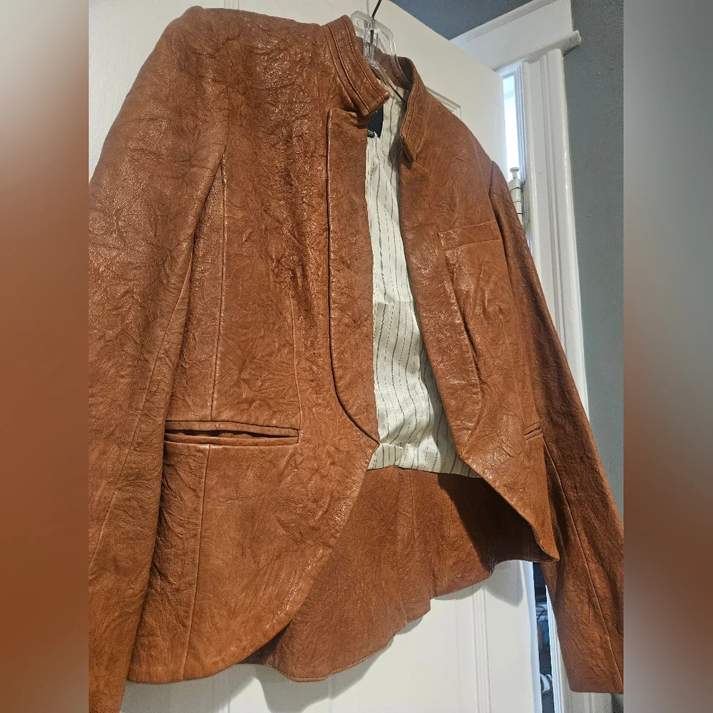 Gryphon Tan Women's Blazer - Picture 3 of 7